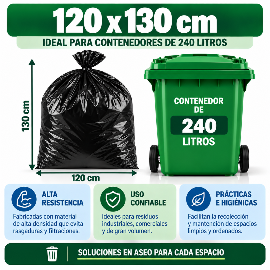 BOLSA BASURA 120X130