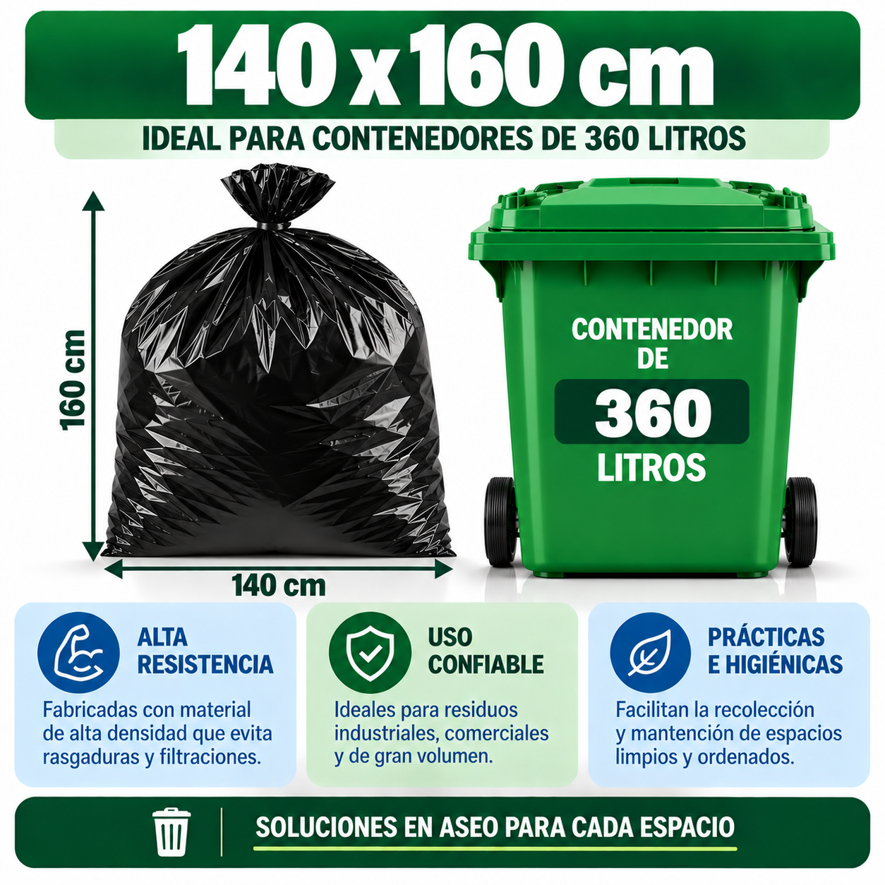BOLSA BASURA 140X160