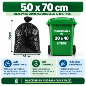BOLSA BASURA 50X70