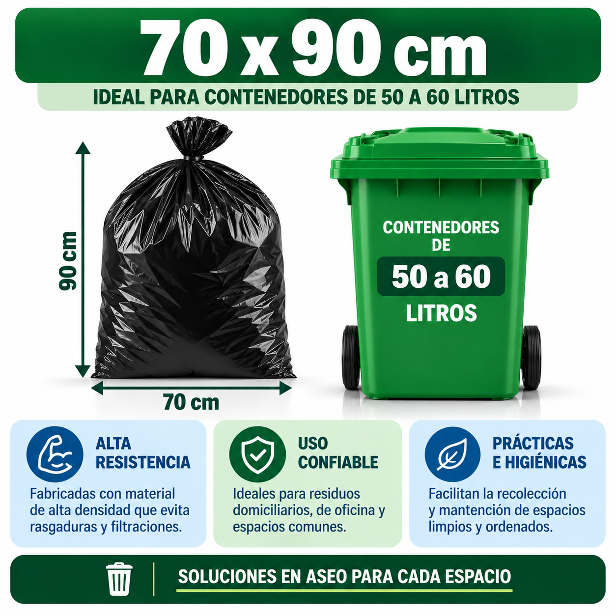 BOLSA BASURA 70X90