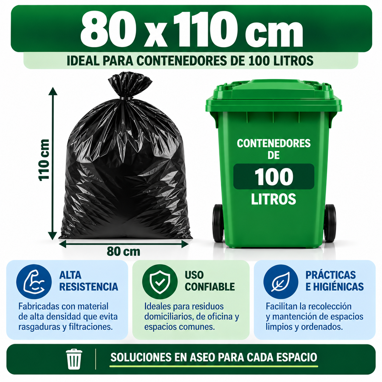 BOLSA BASURA 80X110