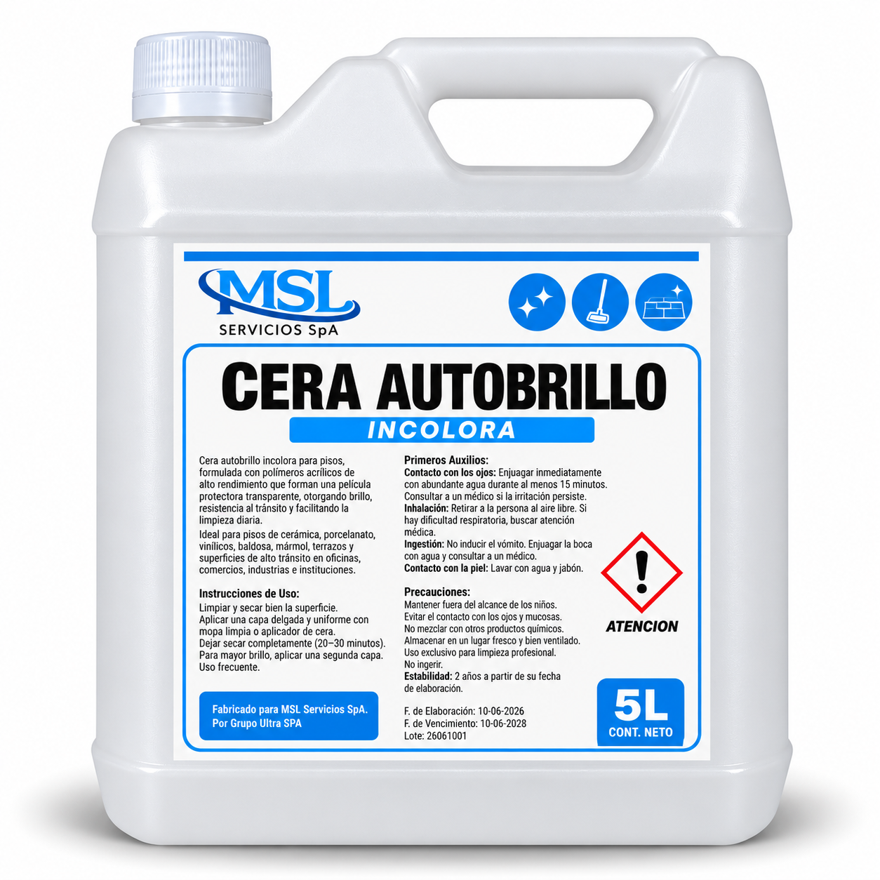 CERA AUTOBRILLO INCOLORA