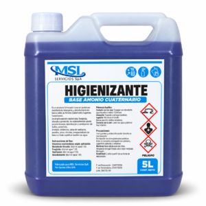 HIGIENIZANTE A BASE DE AMONIO CUATERNARIO